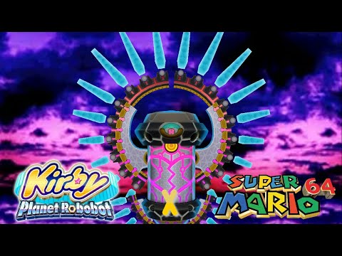 Super Mario 64 X Kirby Planet Robobot Star Dream