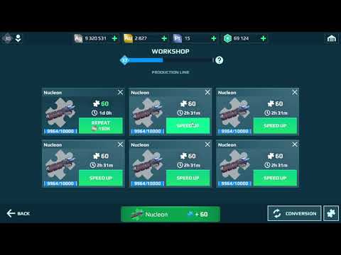 War robots buying Nucleon weapon