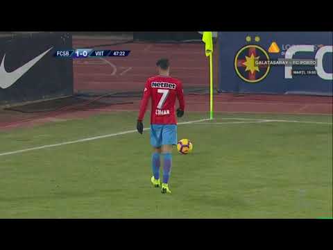 Ocazie de gol pentru Florinel Coman! FCSB - Viitorul! Etapa 19 - Sezon 2018-2019