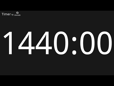 1440 Minute Countdown Timer