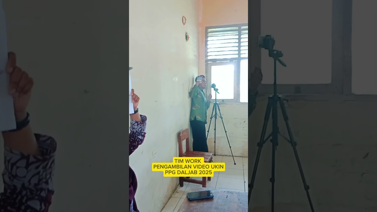suasana belakang layar pembuatan video ukin PPG Daljab 2025 #viral #funny #comedy