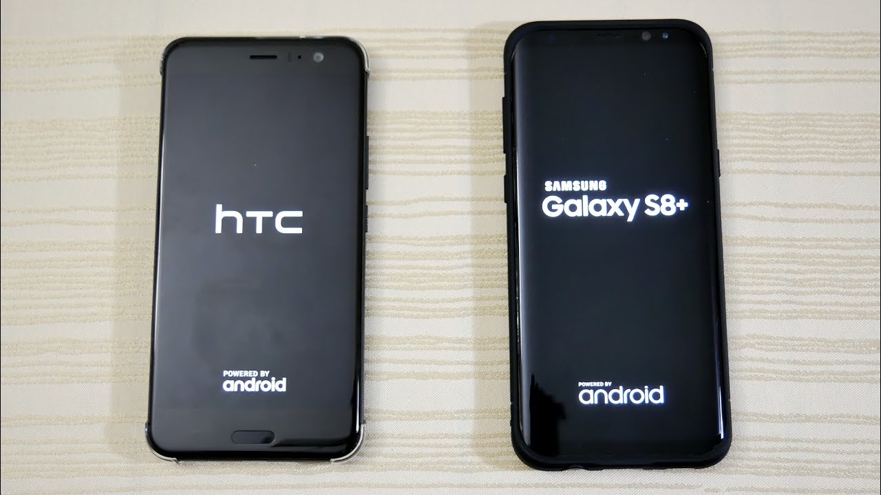 HTC U11 vs Galaxy S8 Plus - Speed Test! (4K)