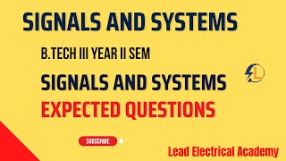 1.Expected questions in signals and systems for semester exam