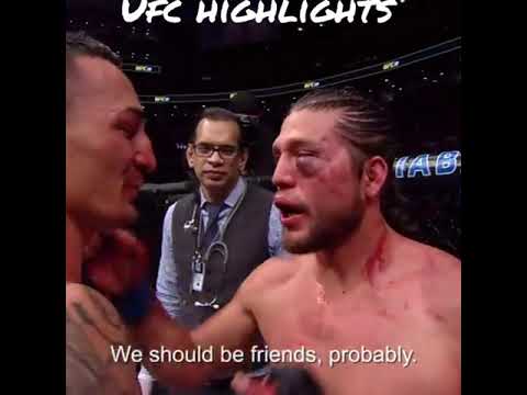 MAX HOLLOWAY WENT TO BRIAN ORTEGA AFTER FIGHT
