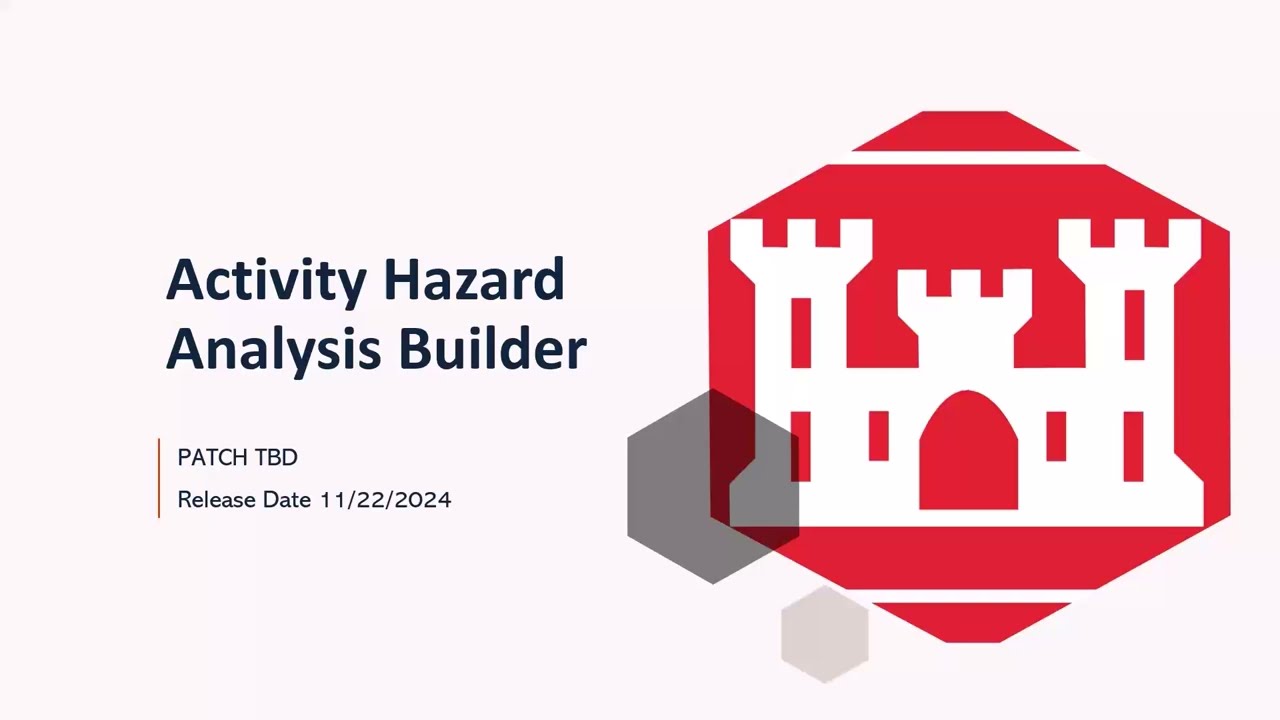 Activity Hazard Analysis Builder