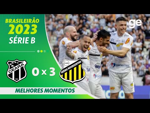 Gols e lances de Ceará x Novorizontino