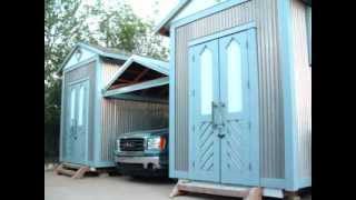 Built INSANE Twin Sheds *Retractable Roof Carport, complete build, storage & studio space