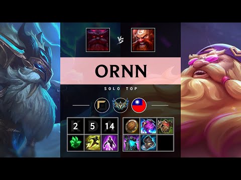 Ornn Top vs Gragas - TW Challenger Patch 25.17