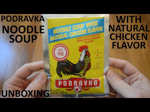 Unboxing Podravka Noodle Soup With Natural Chicken Flavor Packet