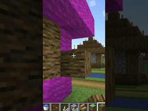 HU Smart Gamer - I build Small Village in Minecraft Creative mode 2023 Day 1005 #shorts