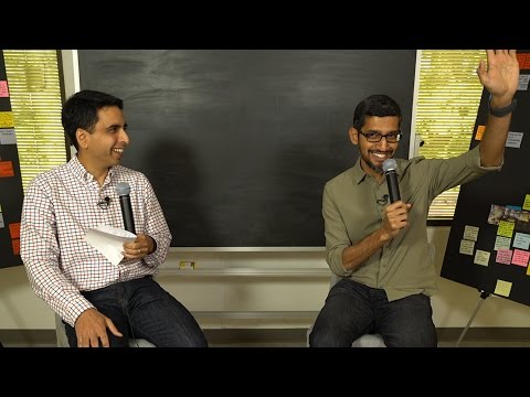 Sal Khan chats with Google CEO Sundar Pichai Video