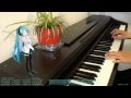 Hatsune Miku sings along with my piano 