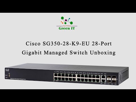 Cisco sg350 28 network switch, model name/number: sg-350-28k...