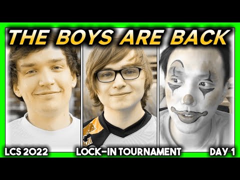 THE TRI-CAST IS BACK (LCS 2022 CoStreams | Lock-In Tournament | Day 1: Group A)