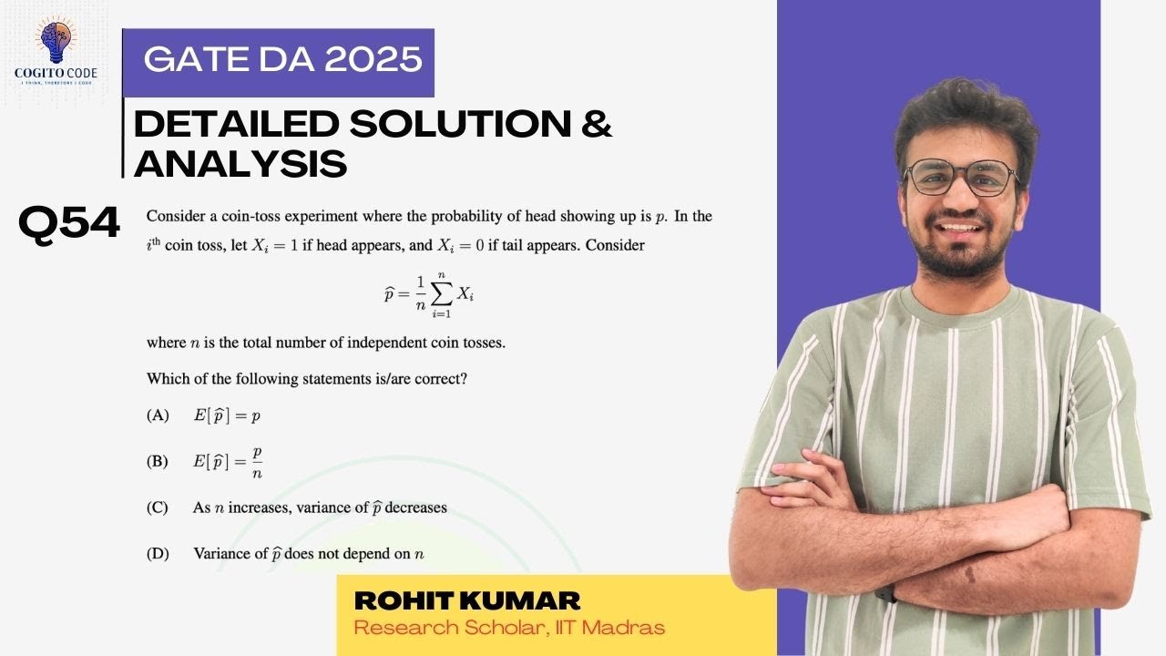 Q. No. 54 | GATE DA 2025 | Detailed Solution