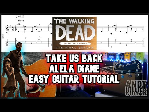 The Walking Dead Take Us Back Guitar tutorial  (Alela Diane)