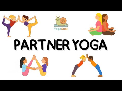 Partner Yoga Poses for Kids Easy | Yoga for Children | Yoga Snail