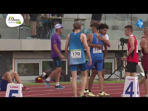 EYOF 2023 Maribor - U18M 400m Q H2 (ITA: Simone Giliberto)