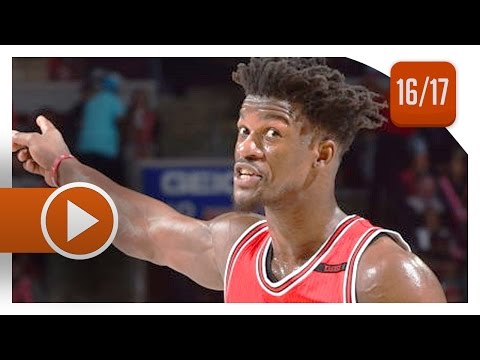 Jimmy Butler Triple-Double Highlights vs Sixers (2017.04.06) - 19 Pts, 10 Reb, 10 Ast