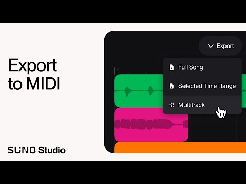 From Suno to Your DAW: MIDI Export Tutorial