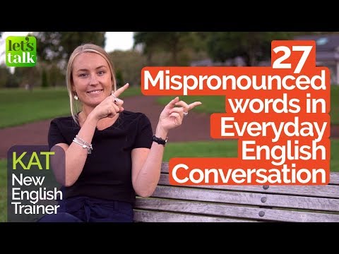 Top 27 Mispronounced Everyday Words | English Pronunciation Practice | Improve Accent |Speak Clearly Video