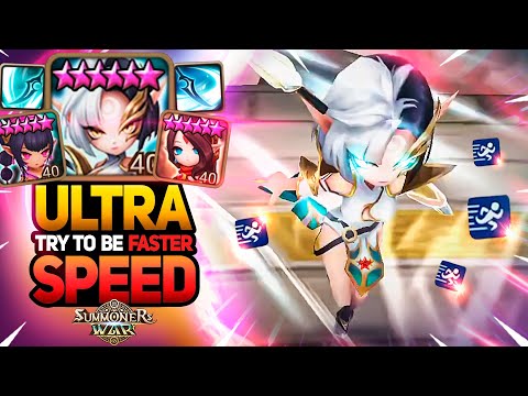 ULTRASPEED CLEAVE with LEAH AND TWINS - Summoners War