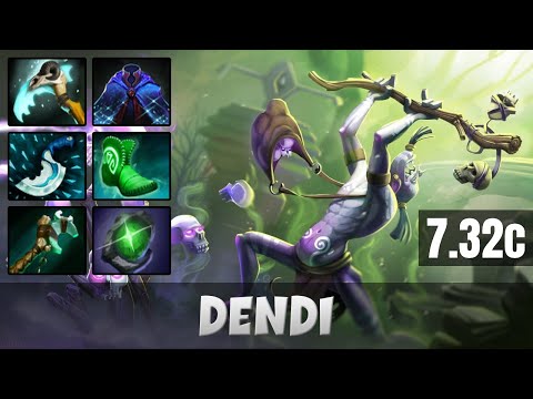 DENDI Witch Doctor TOP LANE Gameplay | Dota 2 Full Game
