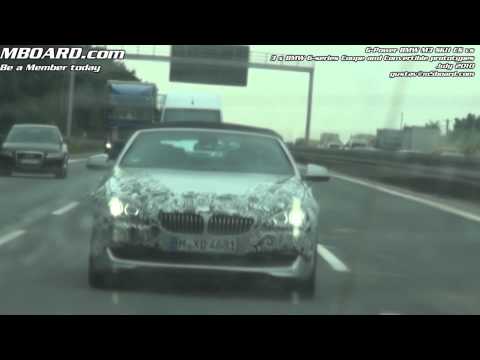 New BMW 6 series prototype Coupe and Convertible F13 chased by G Power BMW M3 SKII CS DKG DCT 160mph