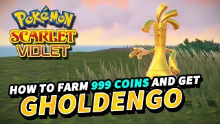 Pokemon Scarlet & Violet How to evolve GIMMIGHOUL into GHOLDENGO | How to get 999 Gimmighoul Coins