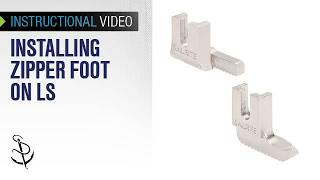 How to Install the Left and Right Zipper Feet on Ultrafeed LS