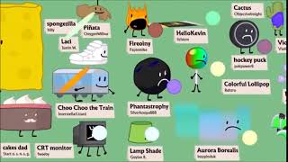 BFB 9 Recommended Characters