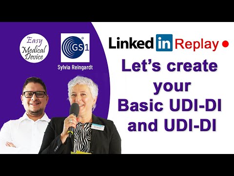 How to create your UDI with Sylvia Reingardt from GS1