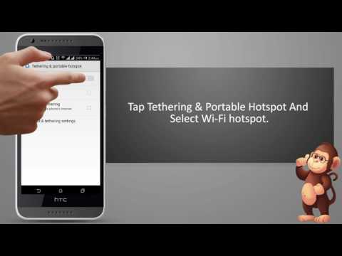 HTC How Use Wi Fi hotspot  smart phones user guide support