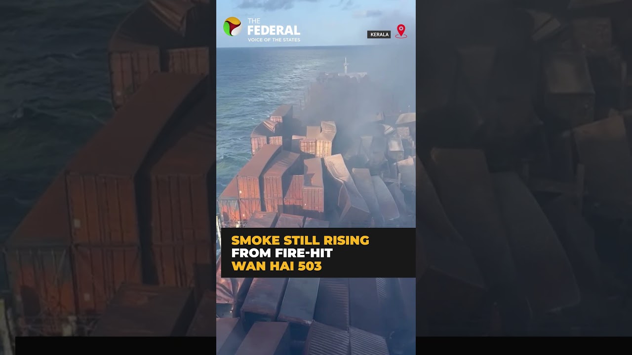 Smoke Still Rising from Fire-Hit Wan Hai 503; Multiple Salvage Vessels at Work