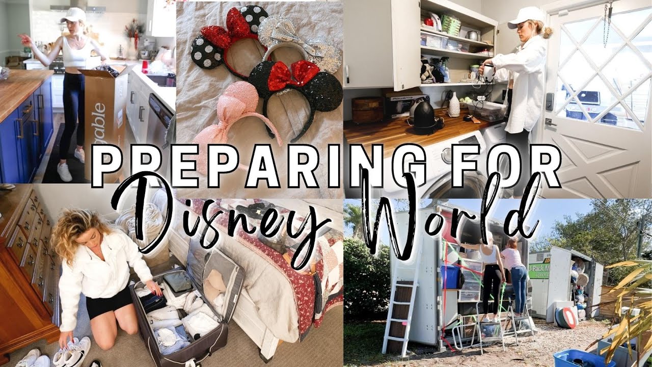 VLOG: PACKING FOR DISNEY WORLD, PUPPY PROOFING OUR HOUSE & ORGANIZING THE LAUNDRY ROOM!
