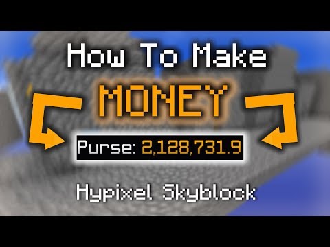 How To Make Money AFK - Hypixel Skyblock