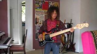 10 year old Yannick Koffi plays Soul Intro- The Chicken by Jaco Pastorius