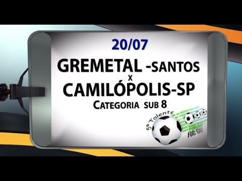 8-Gremetal-Santos 2x0 Camilópolis 20/07 5º Talents Cup 2012