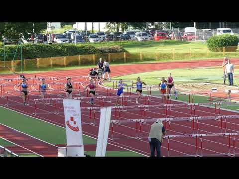 100m prepone juniorke, FINALE, Mia Wild 15.05