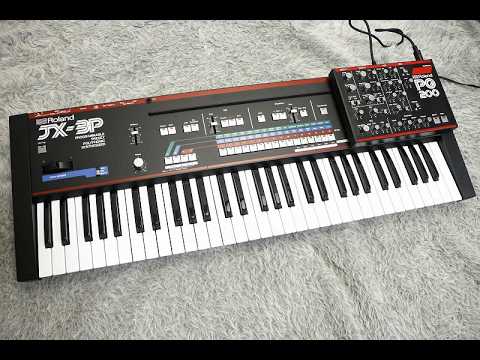 1980's Rare Japan Vintage analog polyphonic synthesizer Roland JX-3P w/PG-200 Programer Original Hardcase image 25