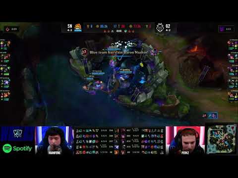 SN Bin oneshots G2 Caps and G2 Perks - Worlds 2020 Groups Stage - Group A Tiebreaker