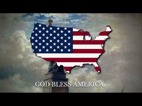 "God Bless America" - American Patriotic Song [LYRICS]
