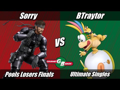 Gourmet Bash - Sorry (Snake) vs BTraytor (Bowser Jr) Pools Losers Finals - Ultimate Singles