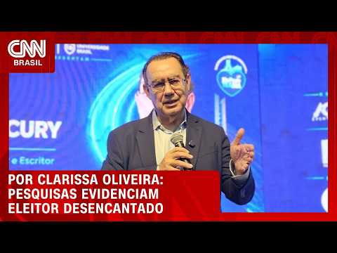 Pesquisas evidenciam eleitor desencantado após crescimento de Augusto Cury | LIVE CNN
