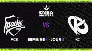 EMEA Masters Summer 2023 - Group D3 - MCK vs KC