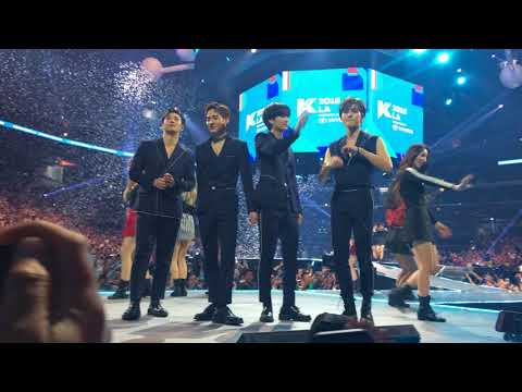 [Fancam] KCON Day 2 Ending (Nu'Est W/Dreamcatcher) @ KCON LA 2018