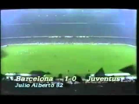 Barcellona - Juventus 1-0 - Coppa dei Campioni 1985-86 - quarti di finale - andata