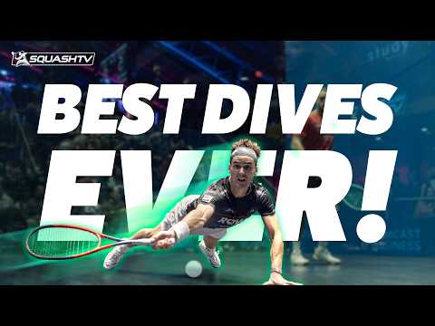 The CRAZIEST dives in squash! 🤯