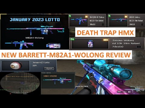 NEW BARRETT-M82A1-WOLONG DEATH TRAP HMX REVIEW CROSSFIRE PH