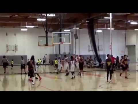 Aden Casarez hoopin' with the Jr. Hoops JV team.